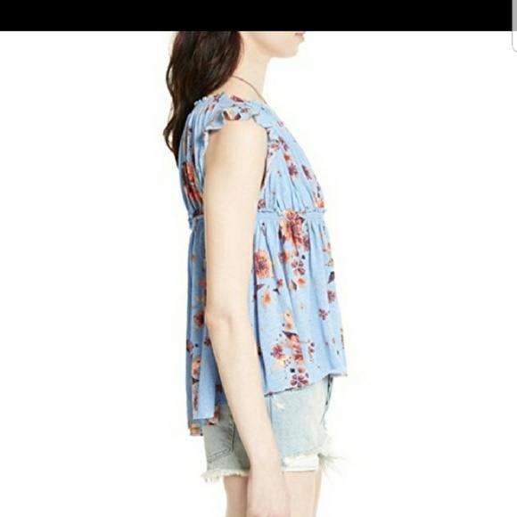 Free People Sam Off The Shoulder Top - Picture 3 of 6